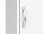 1 Door Wardrobe Single with Bottom Drawers White | Best Multi-Storage Unit - Detailed Angle View 3