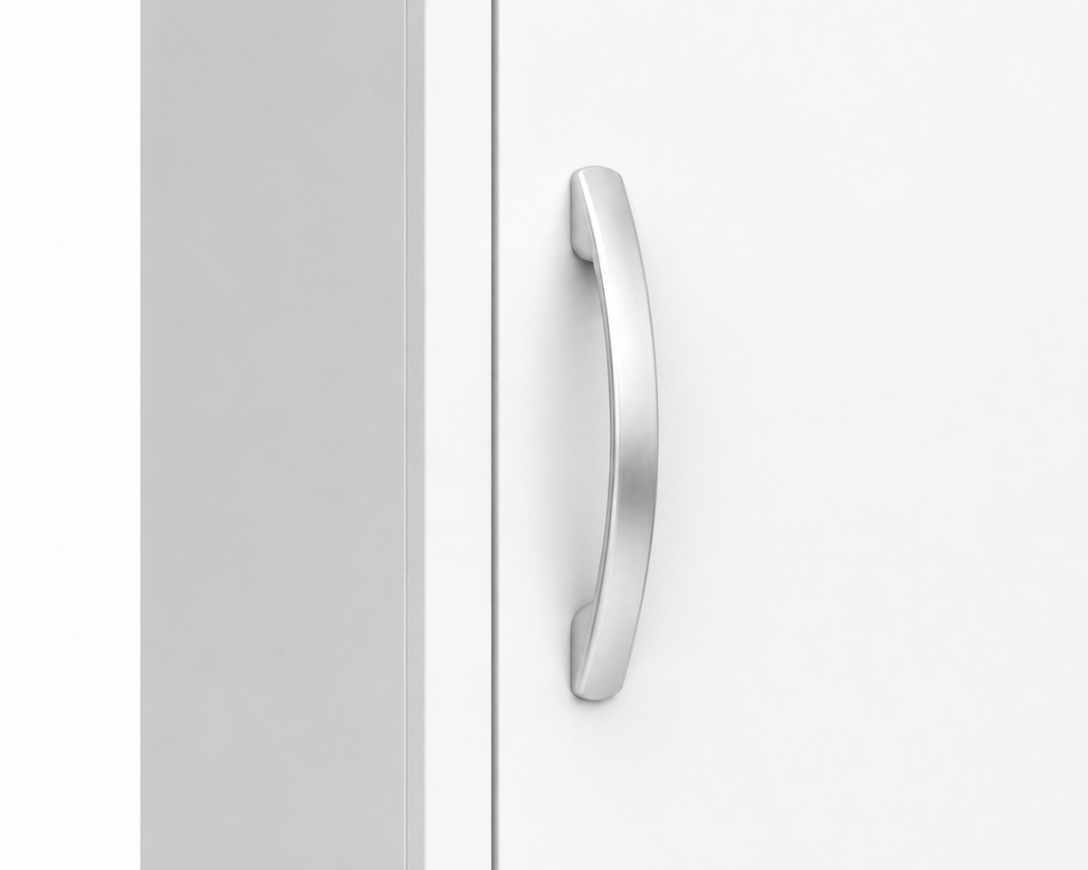 1 Door Wardrobe Single with Bottom Drawers White | Best Multi-Storage Unit - Detailed Angle View 3