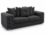 Ashton 3 Seater Jumbo Cord Dark Grey Sofa | Free UK Delivery