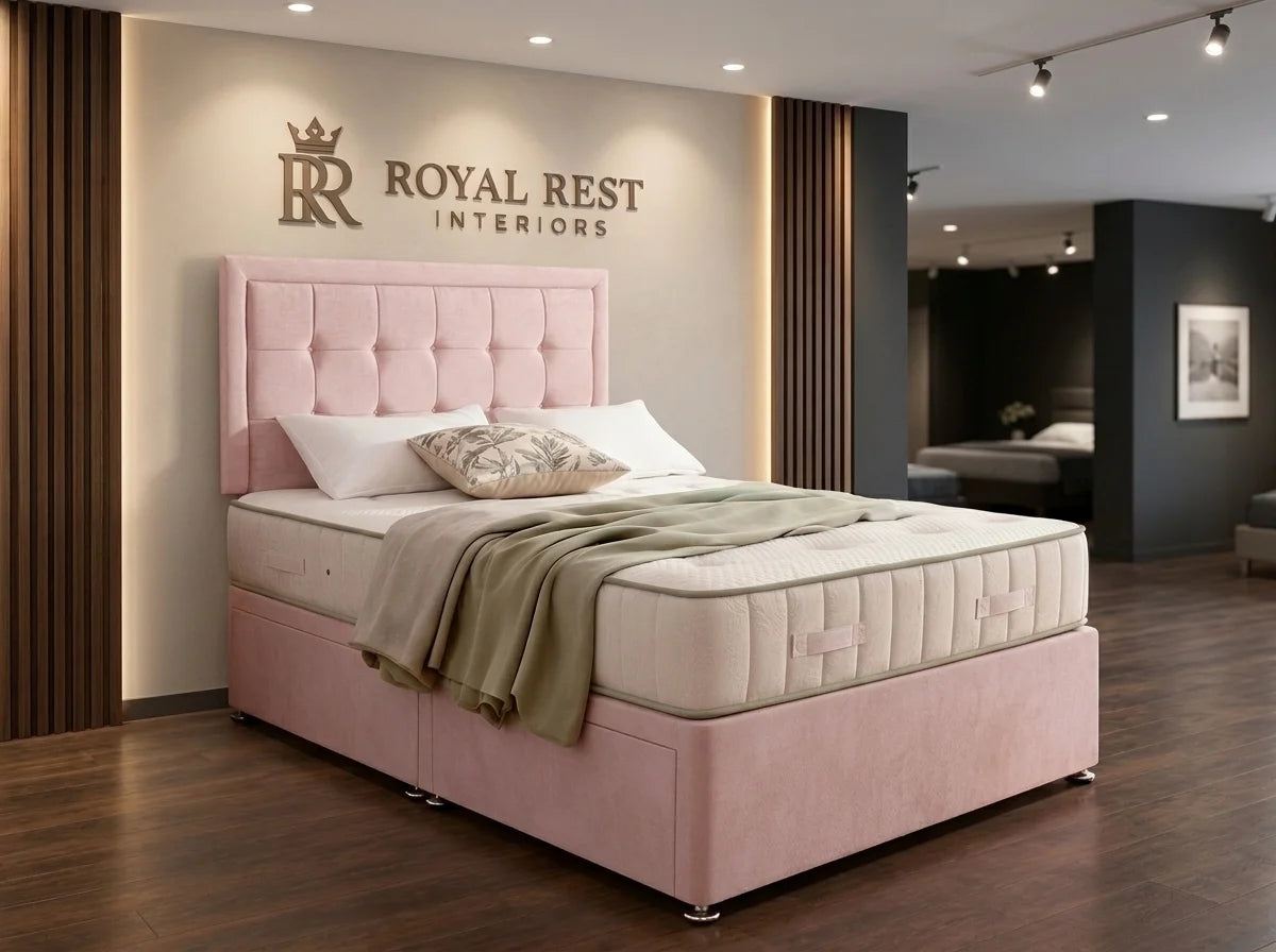 Royal Rest Cube Divan Storage Bed with 2 Drawers