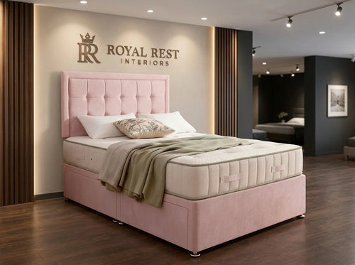 Royal Rest Cube Divan Storage Bed with 2 Drawers