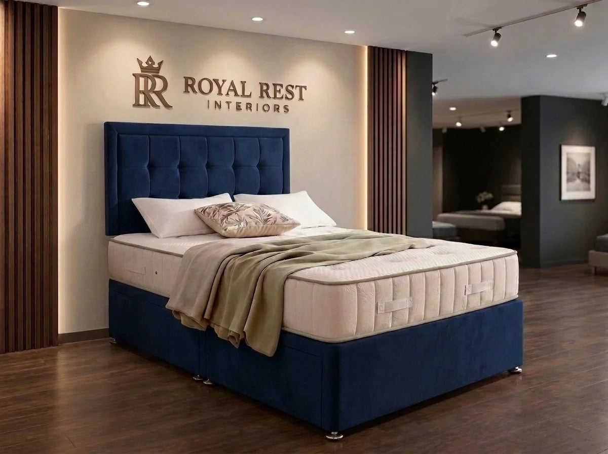 Royal Rest Cube Divan Storage Bed with 2 Drawers