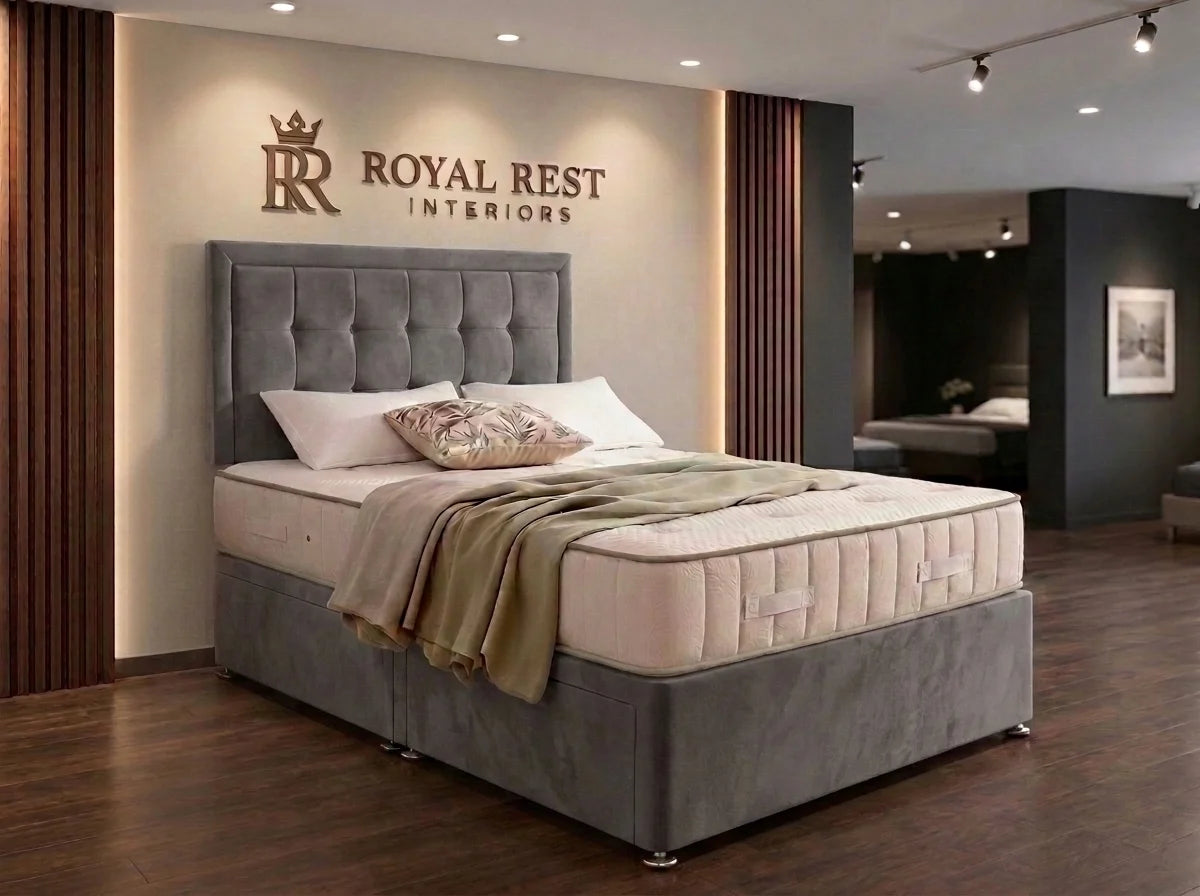 Royal Rest Cube Divan Storage Bed with 2 Drawers
