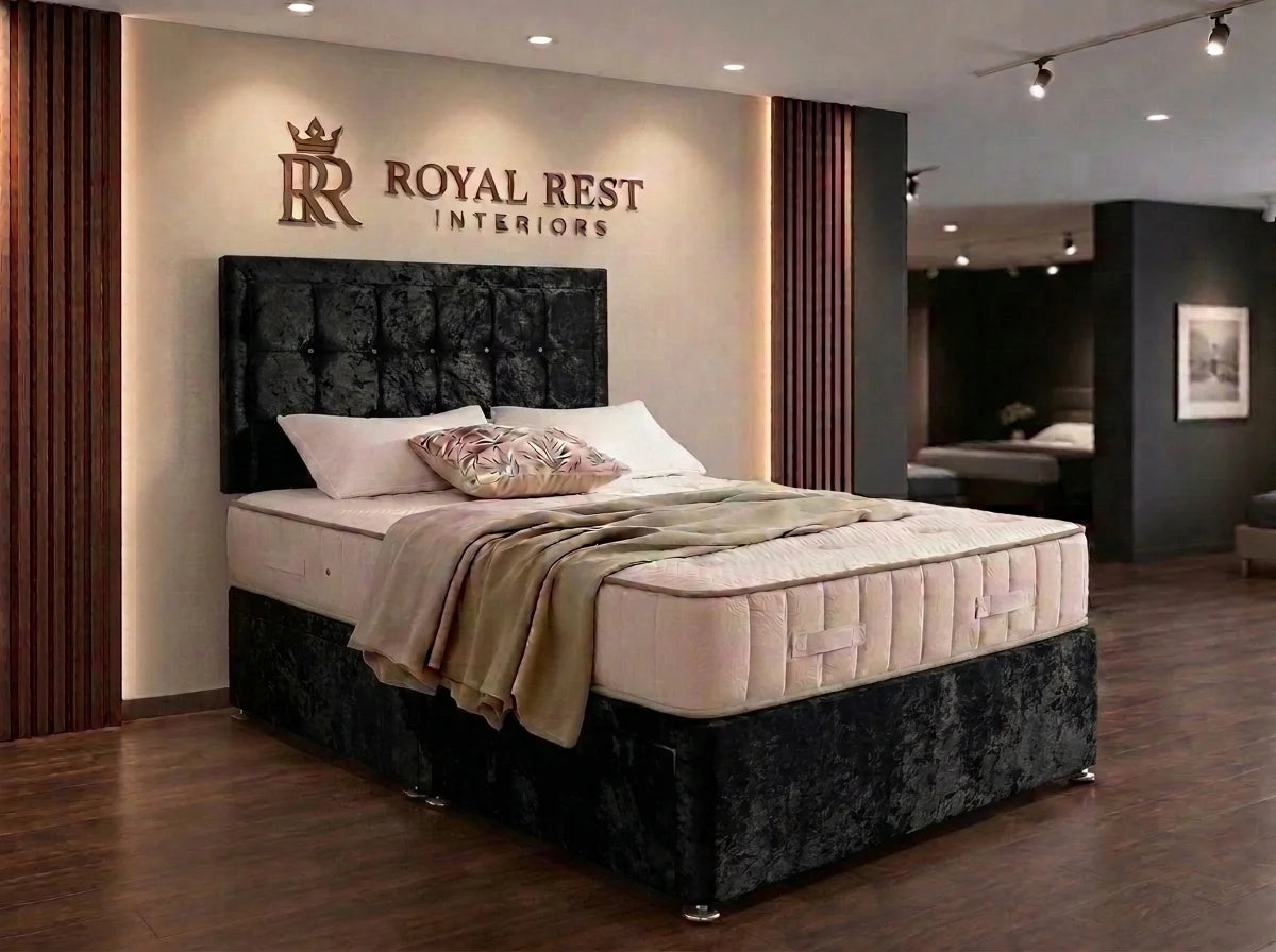 Royal Rest Cube Divan Storage Bed with 2 Drawers