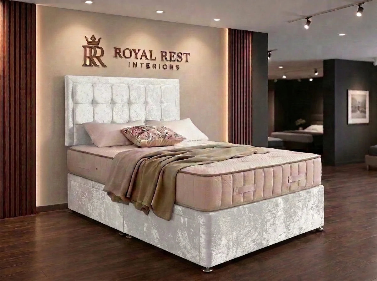 Royal Rest Cube Divan Storage Bed with 2 Drawers