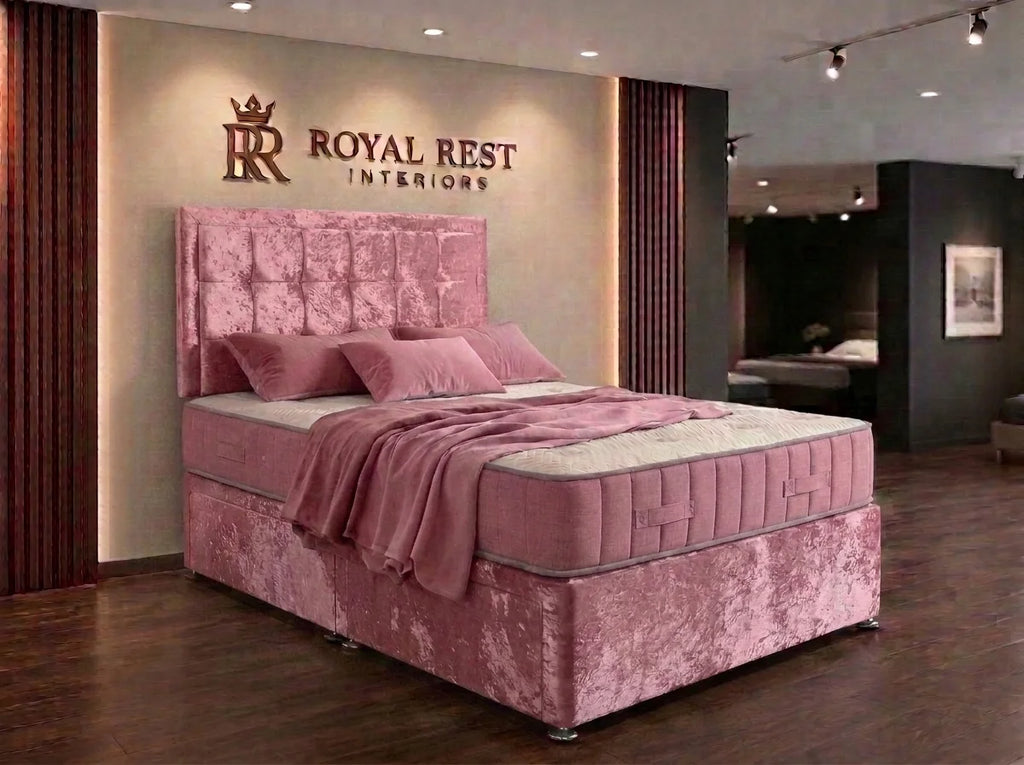 Royal Rest Cube Divan Storage Bed with 2 Drawers