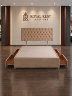 Royal Rest Handcrafted Divan Bed Base (Choice of Storage & Fabrics)