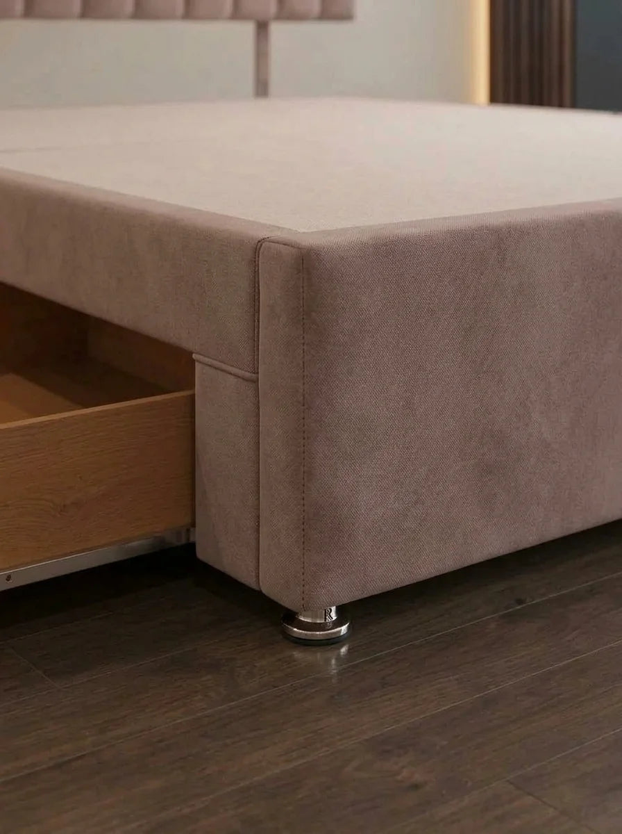 Royal Rest Handcrafted Divan Bed Base (Choice of Storage & Fabrics)