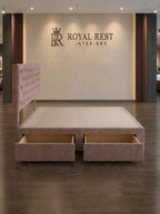 Royal Rest Handcrafted Divan Bed Base (Choice of Storage & Fabrics)