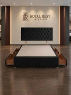 Royal Rest Handcrafted Divan Bed Base (Choice of Storage & Fabrics)