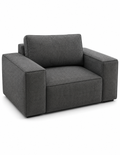 Sloane Sleefy 1 Seater Chenille Dark Grey Sofa | FurniFolks - Luxury UK Living Room Showcase