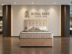 Royal Rest Interiors designer fabric options in plush and crushed velvet available in 7 luxury colours
